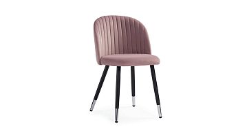 Стул Gabi (Габи) light purple (светлый сиреневый), black (черный)